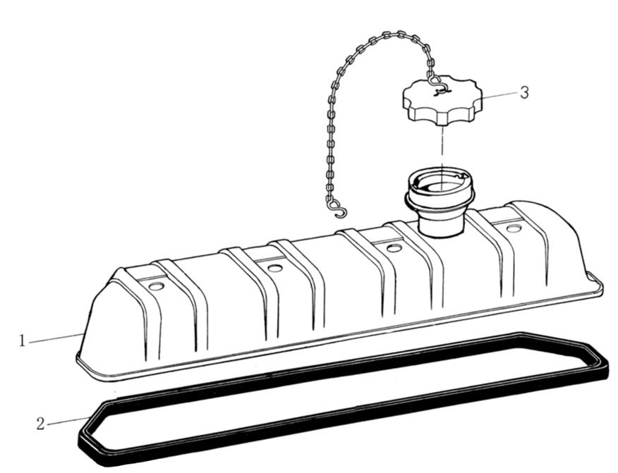 YTO engine Cylinder Head Hood Assembly YTO engine Cylinder Head Hood Assembly
