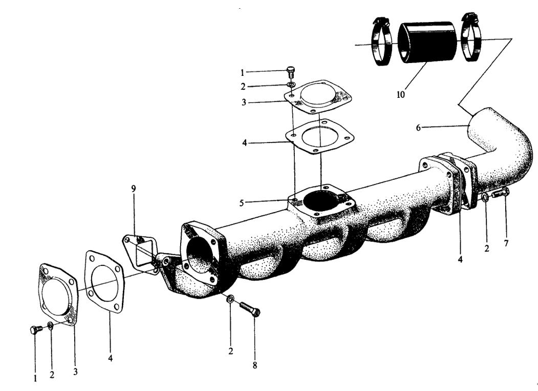 YTO engine Intake Tube Assembly (Ⅱ) YTO engine Intake Tube Assembly (Ⅱ)