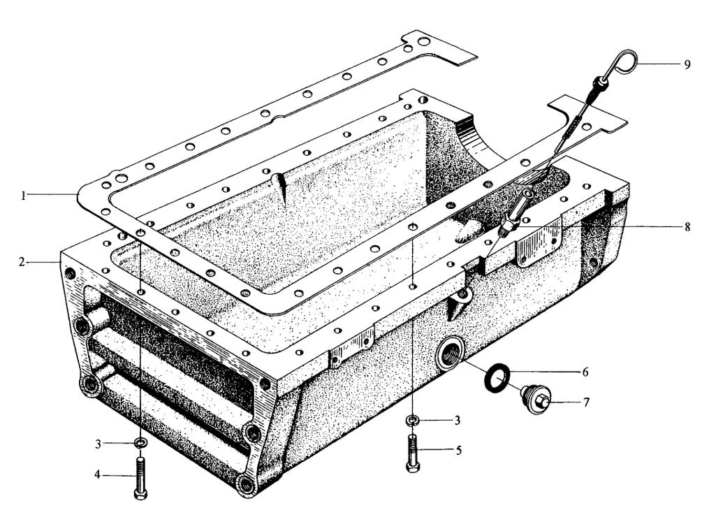 YTO engine Sump Assembly (I) YTO engine Sump Assembly (I)