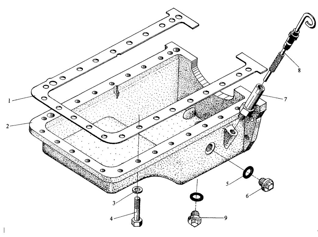 YTO engine Sump Assembly (Ⅱ) YTO engine Sump Assembly (Ⅱ)