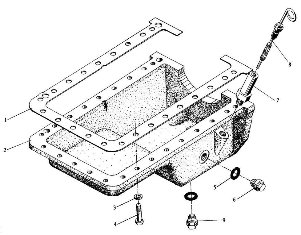 YTO engine Sump Assembly (Ⅲ) YTO engine Sump Assembly (Ⅲ)