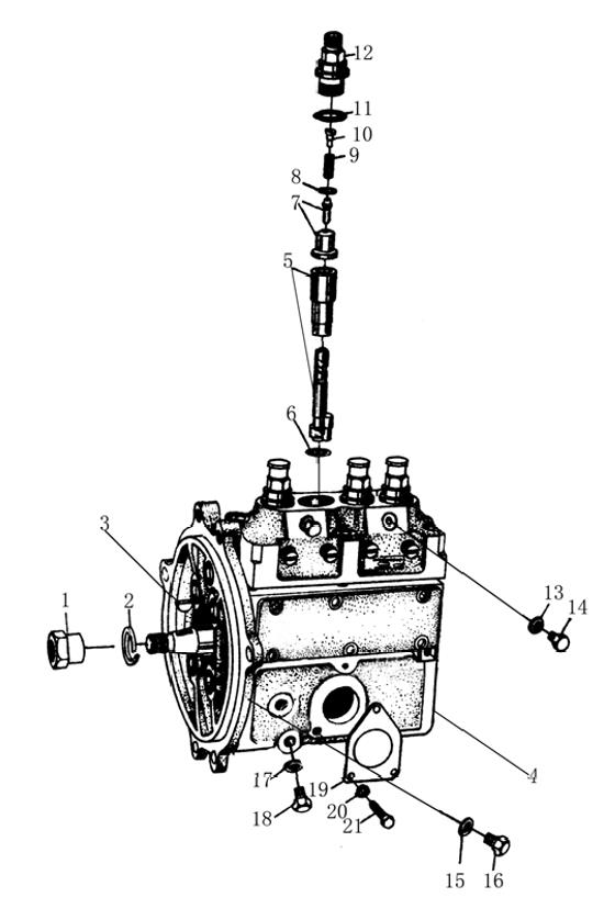 YTO engine ZHB Injection Pump Assembly YTO engine ZHB Injection Pump Assembly